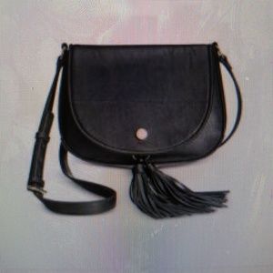 Calvin Klein Tassel Saddle Bag